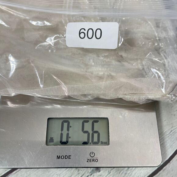 Beaded Embroidered Sheer Blouse Size Small Cottage Fairy Transparent Cover Up - Picture 12 of 12